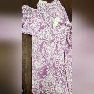 Abercrombie & Fitch Pink and White Floral Skirt